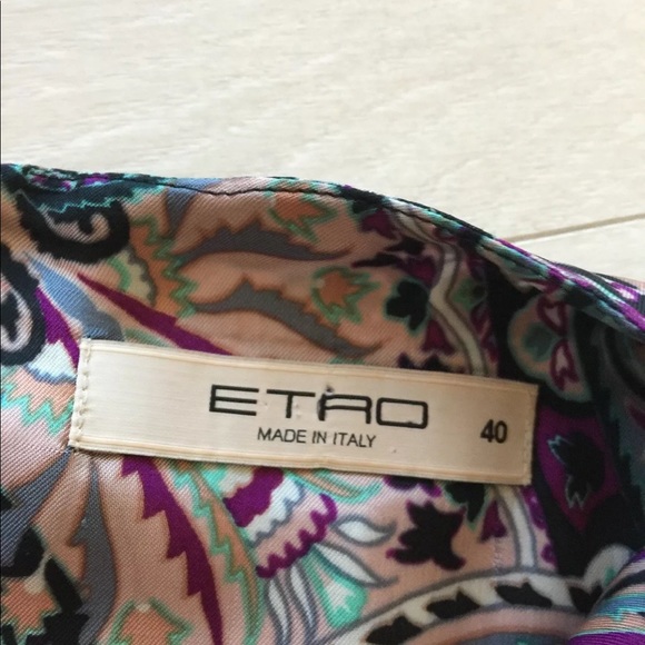 ETRO Paisley Dress- size 40 - Picture 7 of 8